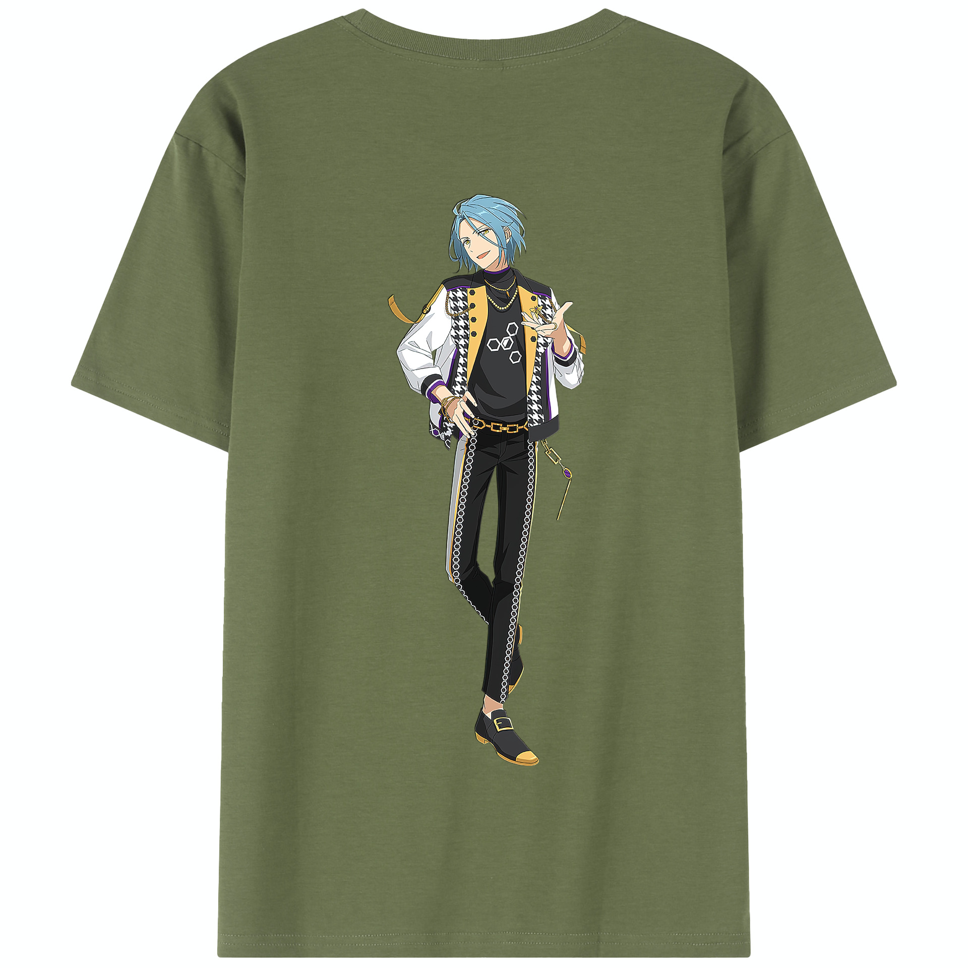 （画像用） あんさんぶるスターズ! Ensemble Stars 綿100％半袖Tシャツ（背面プリント）